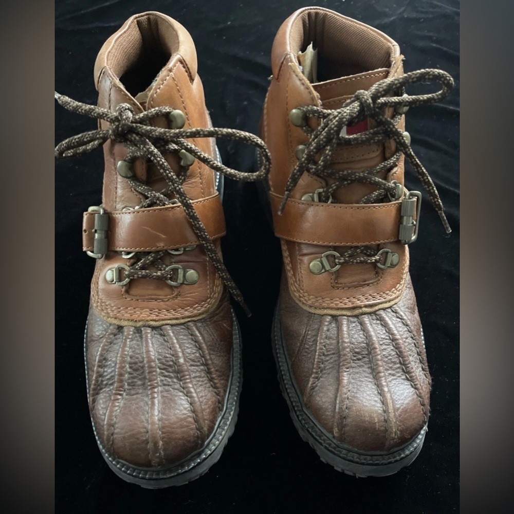 Tommy Hilfiger Leather Hiking Snow Rain All Terrain Men's Boots 11.5